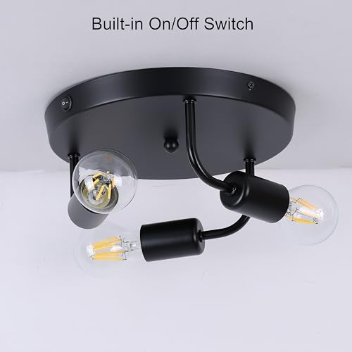 Maichis 12V RV Pendant Dining-Room Light Fixture with Switch (3 Bulbs Included), RV Camper Vintage Ceiling Light, 12Volts RV Interior Light Fixture for RV Camper Trailer Motorhome by Maichis - Image 4