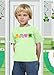 Toddler St. Patrick's Day Shirts Girls Boys Shamrock Graphic Tees St Patty's Lucky T-Shirt Irish Tops