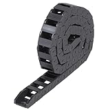 cadena portacables plastica Material de Nailon: el cadena de arrastre está fabricado con nailon de alta calidad, un material respetuoso con el medio ambiente. La cadena es gruesa y tiene una gran resistencia y dureza, por lo que, incluso tras un uso prolongado, no se rompe ni se deforma fácilmente. Recibirá 1 pieza de 1 m de largo, con una altura interna de 10 mm, una anchura interna de 20 mm, una altura externa de 15 mm y una anchura externa de 28 mm.