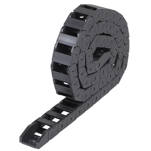 MIGUBIGU Cadena de Arrastre de Cable 10 x 20MM de Nylon, Cadena Portacables 1M Largo, Cable de Cadena de Arrastre para Impresora 3D CNC Máquinas, Longitud Ajustable, Desmontable