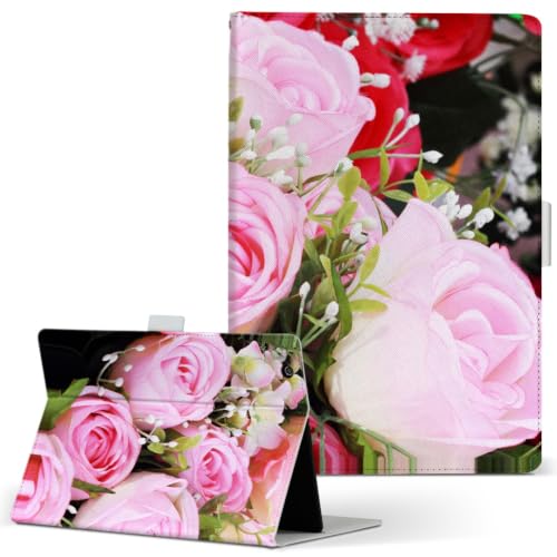 LAVIE Tab T8 T0855/KAS�ETAB08/H05 8.7�C���` �Ή� �蒠�^�^�u���b�g�P�[�X PU���U�[ �X�^���h�@�\ �J�[�h���[ ���ړ\��t���� �ʐ^ �� 006399