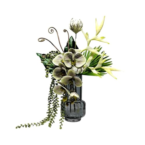 Arrangement de verdure fausses fleurs simulation pour table basse et décoration extérieure - 2