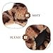 KOMBIUDA Leopard Print Ear Muffs Women Winter Fluffy Ear Covers Windproof Cold Weather Outdoor Warmers Fashionable Random Color