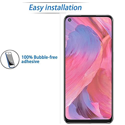Image of HD Tempered Glass Screen Protector Compatible For Oppo A74 4G, A74 5G With Edge To Edge Coverage And Easy Installation Kit