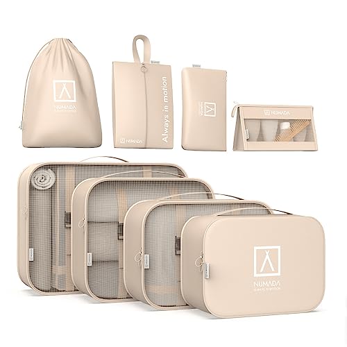 Valise cabine ordonnée avec les packing cubes imperméables Numada - 2