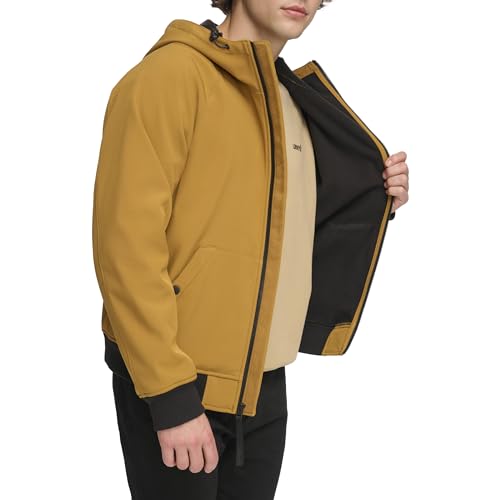 Image of Levi's Men's Hooded Water Resistant Softshell Bomber Jacket
