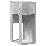 Armoire d'ordinateur de qualité supérieure en bois durable gris béton - Ce matériau robuste se distingue par sa résistance à l'humidité et sa surface lisse, idéale pour les meubles durables dans un bureau moderne de grande pièce. Parfait pour les environnements de travail exigeants qui apprécient la durabilité et la stabilité.