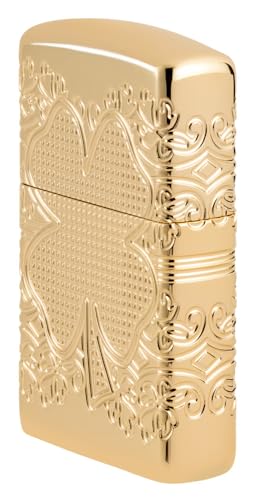 Zippo Encendedor Clover Dorado miniatura 3