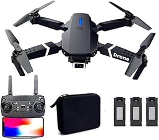 Upgraded Drone Camera for adults, Dual 1080P HD Camera, FPV Drone for kids, 3x Long Life Batteries, Foldable Mini Drone like DJI drone