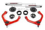Rough Country 3.5' Lift Kit w/N3 Shocks for 2019-2024 Ram 1500 4WD - 31430RED