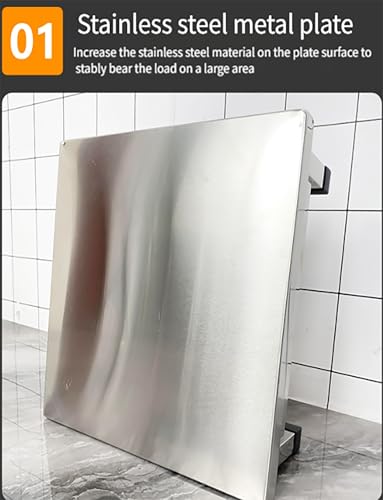 Support de calage robuste en inox avec capacité de 500 kg pour garage