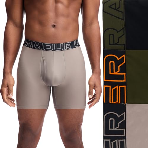 Under Armour Men's Multi-Pack Performance Tech Boxerjock Brief, 6" Inseam, All-Day Comfort & Soft2