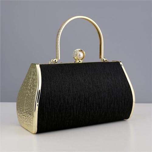 Sacs de soirée dorés luxe avec strass et imprimé fleuri chic