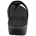 Fitflop Women's Lulu Crystal Embellished Toe Post Wedge Sandal, All Black, 9