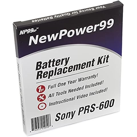 NewPower99 Battery Kit for Sony PRS-600 Cover