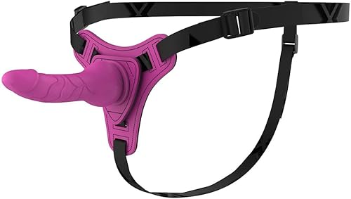 Arnés ajustable para el pene consoladores de silicona para masturbación para adultos, juguetes sexuales con correa en el arnés para mujeres y
