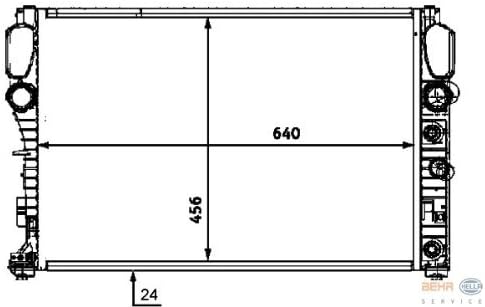 Behr Hella 376718021 Radiator
