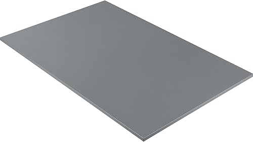 Miniatura 289 de Kaboon Mesa universal de 45.67 x 23.62 pulgadas, escritorio sólido de una pieza, encimera de melamina reversible, escritorios dobles, escritorio en