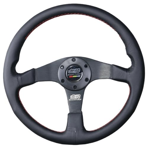 Volanti Sportivi Volante sportivo Drift Tuning da corsa in vera pelle 14 pollici / 350 mm