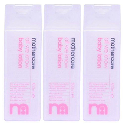 Mothercare All We Know Baby Lotion (300ml, Pack of 3)