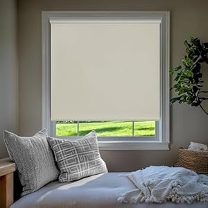 CHICOLOGY Blackout Custom Roller Shades, Cordless...