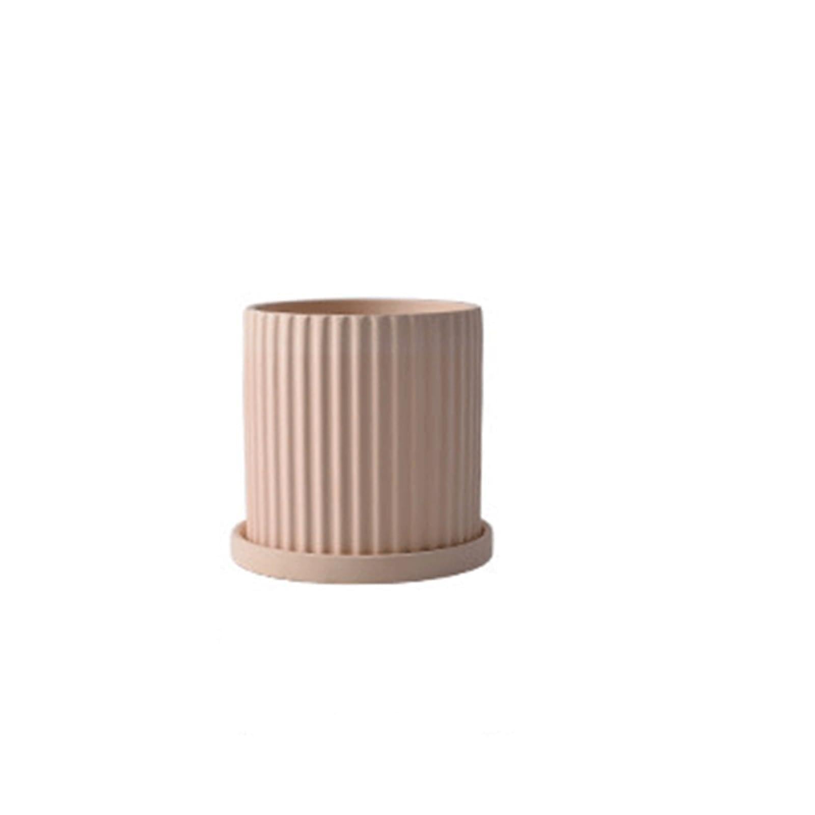 Cenz-888 flowerpot Simple, Breathable, Plain Terracotta Flower Pot—perfect For Placing On A Windowsill In A Study Pots for Plants(XS)