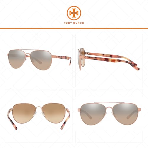 Tory Burch TY6070 Aviator Sunglasses For Women +BUNDLE with ACCESSORY EYEWEAR KIT3