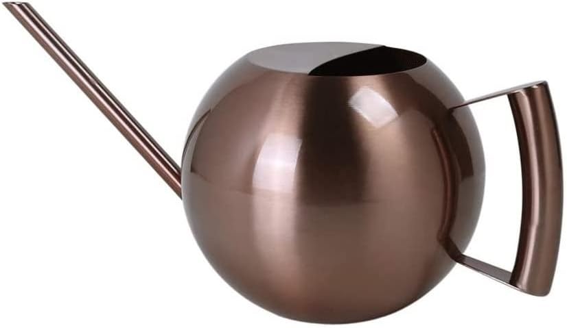 Watering Can Water Can Watering Can Long Mouth Stainless Steel Gold Watering Pot，Indoor Plant Watering Can，for Bonsai Plants Garden Watering Can Indoor Plants(B)