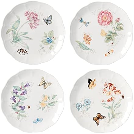 Lenox Butterfly Meadow 4-Piece Dinner Plate Set, 5.47, Multi, 891268