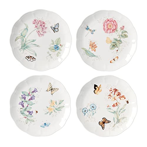 Lenox Butterfly Meadow 4-Piece Dinner Plate Set, 5.47, Multi, 891268 #TOP6