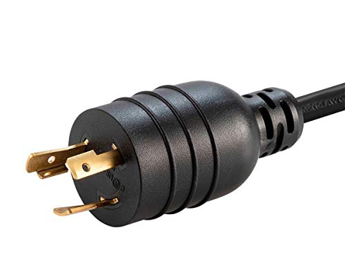 Monoprice Heavy Duty Extension Cord - 6 Feet - Black | NEMA L6-20P to IEC 60320 C13, 14AWG, 15A, SJT, 250V, for High-Density Data Environments by Monoprice - Used condition - Image 5
