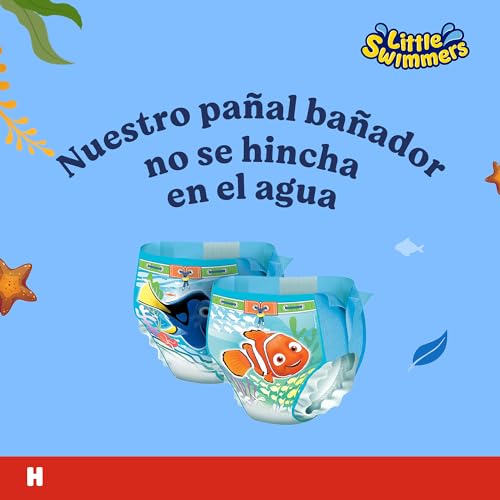 Miniatura 2 de Huggies Little Swimmers Pañales Bañadores Para Bebé Talla 3-4 , Barreras Anti-Escapes Para Una Máxima Protección En El Agua, 20 Pañales Desechables