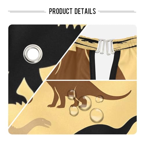 Capa para Corte de Cabello con Diseño Dinosaurio Impermeable miniatura 3