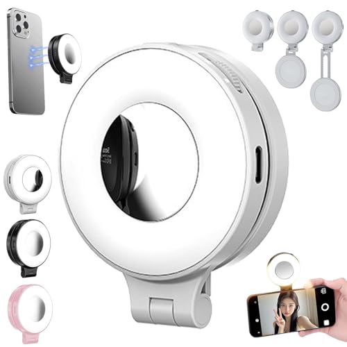 �}�O�l�b�g�� 3 �C�� 1 ���B�胉�C�g�A�~���[�}�O�l�e�B�b�N�ACRI 95+ 360° LED ���B�胊���O�t�B�����C�g�A�����\�� �̃��C�g���[�h�A���B��A�r�f�I�^��ʘb�p�B(White)