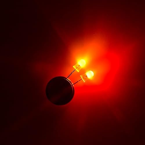 Vista 5 de MCIGICM - Diodos de luz LED de 0.197 in, kit surtido de circuitos LED para experimentos de proyectos científicos (multicolor, 5 colores)