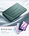 ESR for iPad Air 13 Inch Case M3/M2 (2025/2024), Vertical Stand Cover, Multi Stand Angles, Ultra-Stable Case for iPad Air 13 with Pencil Holder, Flip Series, Green