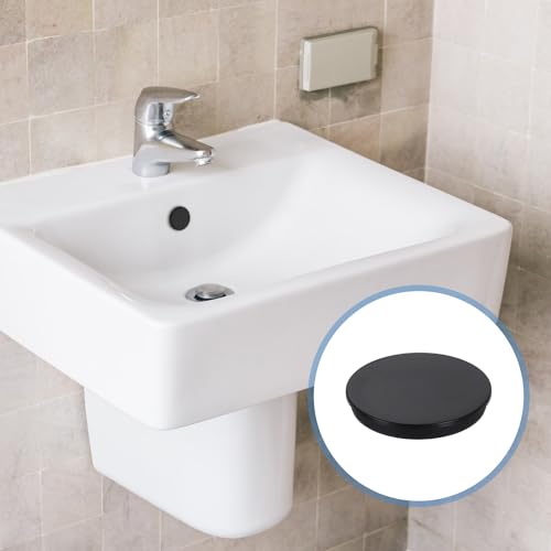 Image of uxcell Silicone Hole Plug, Waterproof Round Rubber Stoppers Bottle Seal Plugs Tube Pipe End Caps for 135mm /5.31 inch Hole for Bathtub Bottle, Black