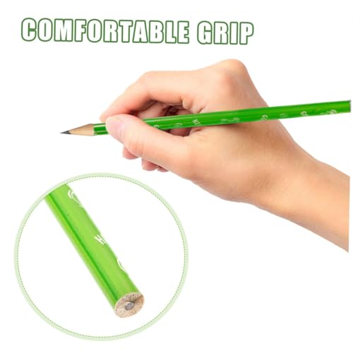 24 lápices de madera Luxshiny para dibujo escolar miniatura 3
