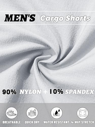 Short de randonnée léger d'été pour hommes, confort anti-friction - 6