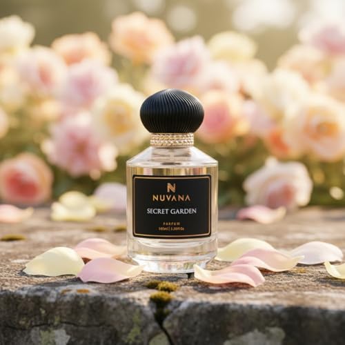 Image of Secret Garden Luxury Parfum | Premium White Floral Fragrance | Eau de Parfum 100ml | Long Lasting | Unisex | Perfect for Everyday & Special Occasions | Floral Perfume