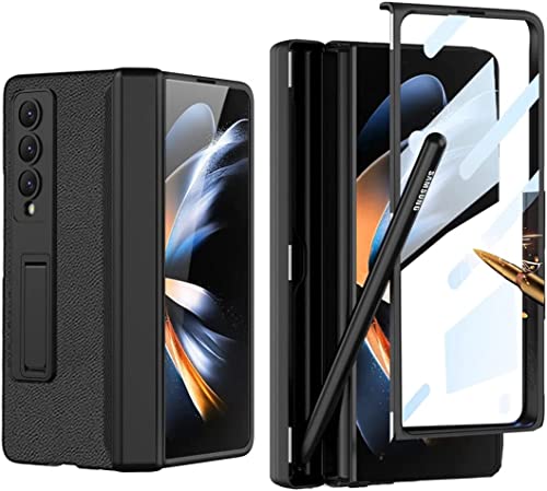 FODDOM Custodia in pelle con cerniera per Samsung