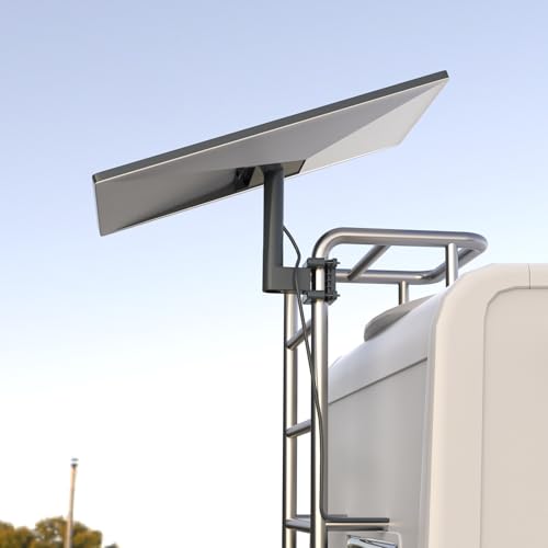 Starlink Gen 3 Mount, Portable Starlink RV Mount, Clamp Mount for Starlink Standard Gen 3, Standard V3 RV Ladder Mount for Travel for Pole, RV, Roof, Pipe