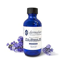 Pre-Shave Oil with LAVENDER ESSENTIAL OIL, 100% All Natural Oil for Sensitive Skin, Premium Quality for Anti-Irritation & Effortless Smooth Irritation-free. Ultra Gliding Shaving Oil 2.0 fl. oz / 60