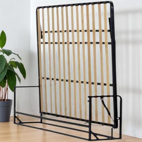 Wallbedking Horizontal Classic Wall bed 180cm x 200 cm Murphy bed, Pull-out bed, Foldaway bed, Hidden bed