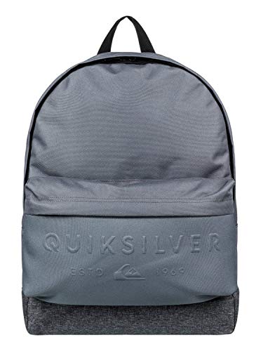 Quiksilver Everyday Poster Embossed School Bag, 42 cm, 25 liters, Grey (Iron Gate)