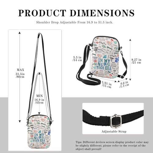 Surg Tech Era CB - Crossbody Bag for Surgical Technologist Nurse Doctor Gift2