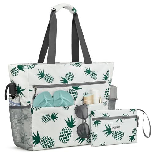 Image of G4Free Beach Bag, Waterproof Sandproof Beach Tote Bag, Large Capacity Foldable for Women