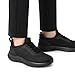 Bruno Marc Women's Non Slip Work Shoes Walking Black & Lightweight Food Service Chef Kitchen Restaurant Resistant Sneakers,Size 8,All Black,BWUMFO2501