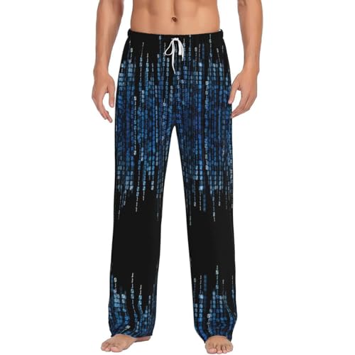 Pantalon de pyjama en flanelle homme avec poches pour stopper le froid nocturne