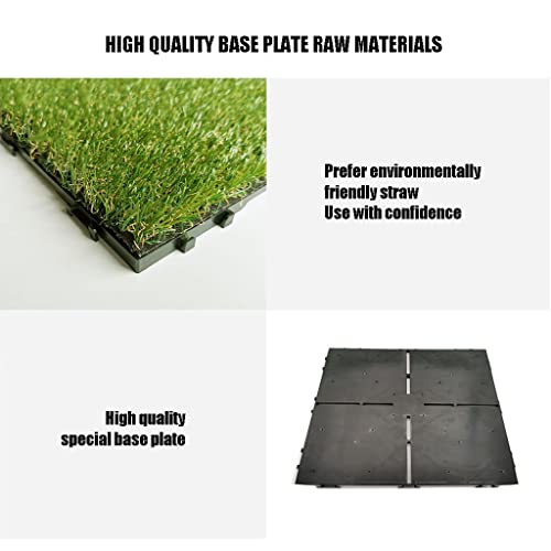 Gazon synthétique haute densité imperméable et autodrainant pour patio